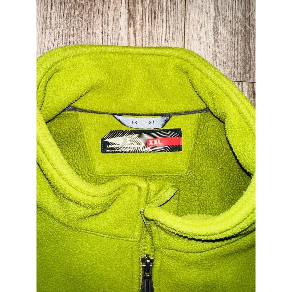 B1 UA Under ARMOUR Mens Zip Up Fleece Jacket‎ Heavy winter Coat Size XXL